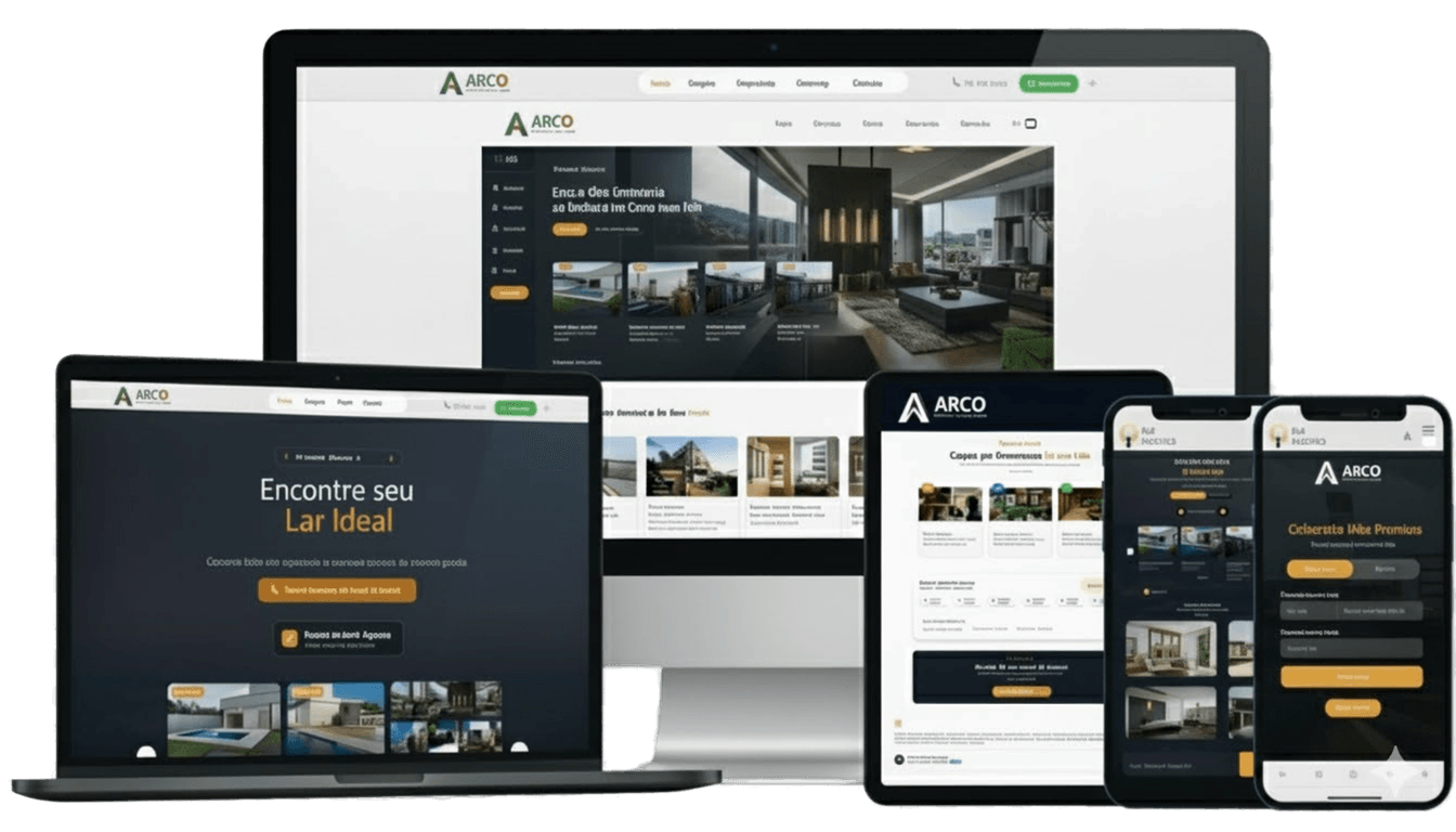 Sistema Completo de Captação - Mockup Profissional